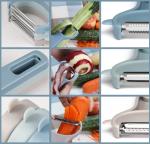 Vegetable Peeler, 5-In-1 Kitchen Utensil Set Includes Potato Y Peeler