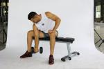 Flat Bench Steel Weight Training Equipment With Plate Foldable Barbell For Home