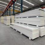 Tenon Lap Polyurethane Sandwich Panel 950mm Width 10cm Exterior Wall