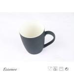 Custom Logo Bone China Soft Touch Mugs 13OZ With Silicone Coating