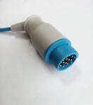 Snap Ends One Piece Kontron ECG Cable IEC Standard 3 Leadwires 12P