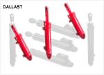 Double Acting Welded Farm Hydraulic Cylinders with Piston -40℃ to 80℃ Temperatur