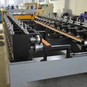 China 0.6mm Roof Panel Roll Forming Z Lock EPS Sandwich Panel Line factory