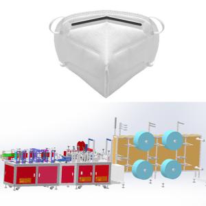 China Semi Automatic N95 Mask Production Line Low Noise For Public And Hospital factory