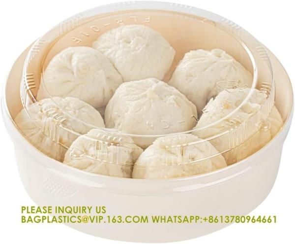16 Ounce Food Containers, Wooden Bento Boxes - Grease Resistant, Small, Natural