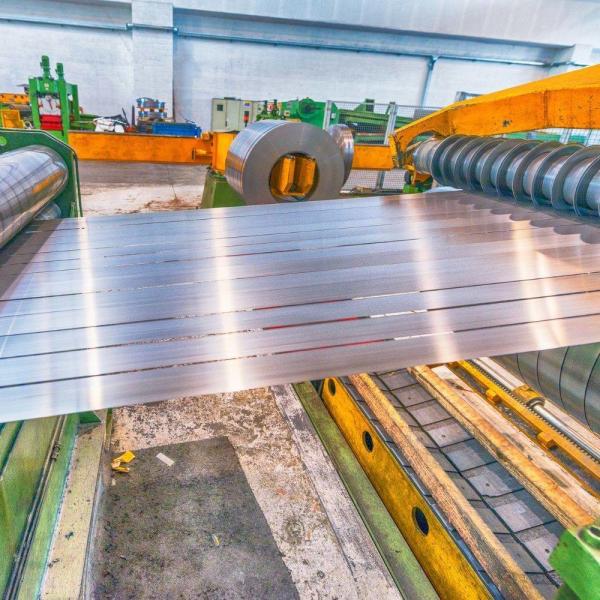 Building Material Shops High Rigidity Aluminum Roll Steel Slitting Line With 500