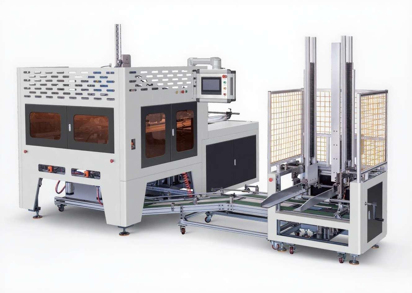 China Multi Functional Fully Automatic Fruit Box Folding Machine factory