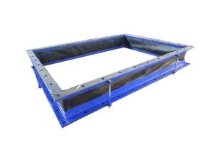 China Customized Stainless Steel Fabric Expansion Joint For High Temp Flue Ducts factory