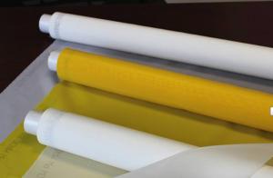 China Small Printing Force Silk Screen Mesh Fabric , Polyester Bolting Cloth 100T-40 factory