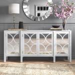 Mirrored Hotel Room Cabinets Storage Living Room Cabinet