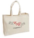 Eco Friendly Printed Cotton Canvas Totes Bulk Bag With Double Handles