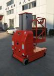 Self Propelled Aerial Work Platform Double Mast 9 Meters High Manlift In Red