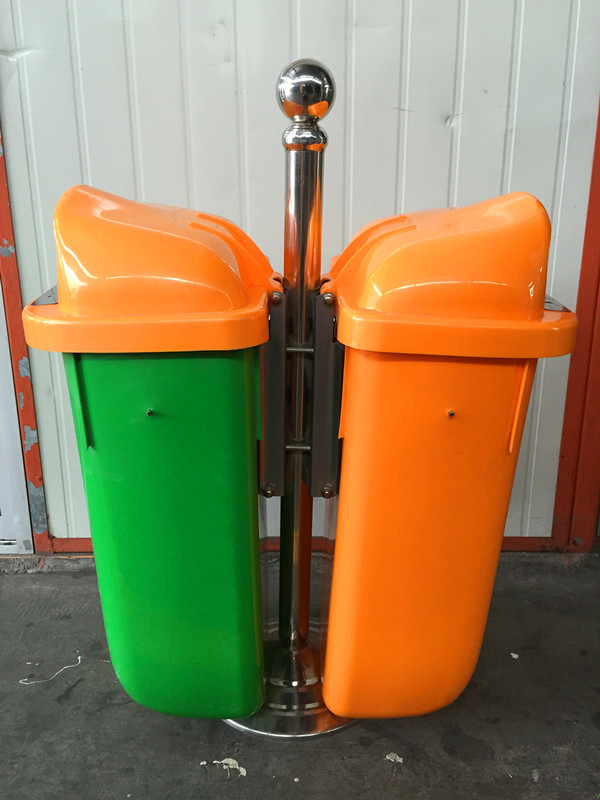 Manufacturer hot sale plastic light duty dustbins 50 liter