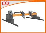 Dual Drive CNC Iron Cutting Machine , Sheet Metal Plasma Cutting Table High