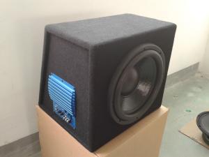 China Portable Car Stereo Boombox 15MM MDF 10&quot; Single 2&quot; Coil High Output factory