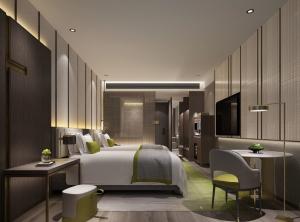 China Customize E1 Plywood Hotel Guest Room Furniture For 4 Star Hotel factory