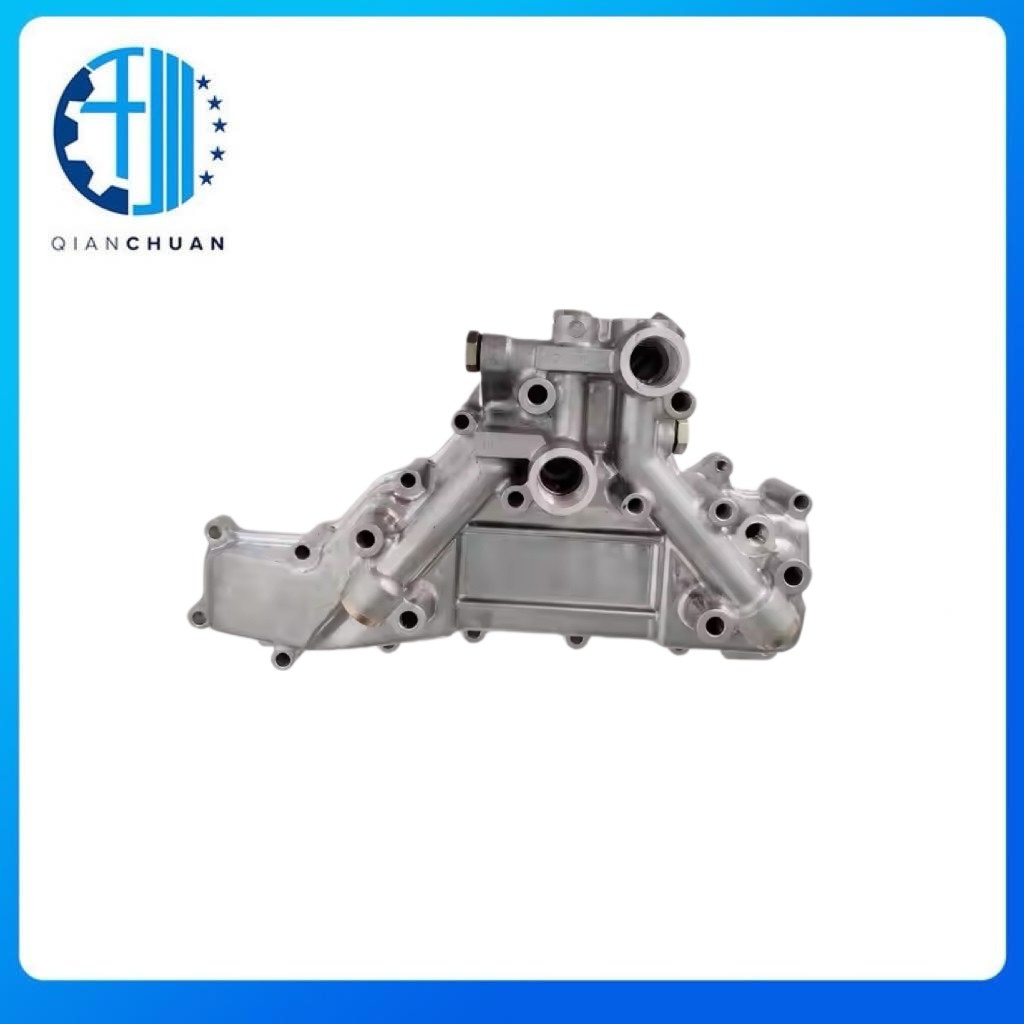 Oil Cooler Cover without Oil Holes ME033687 For 6D31T 6D34 Engine Parts