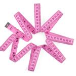 Wintape 3m Pink Clothing Tape Measure Dual Scales Long Soft Vinyl Material