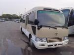Used Toyota Bus Coaster 20 Seats Gasoline Left Hand Drive Used Passenger Bus Low