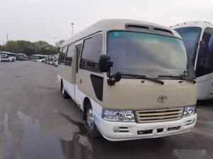 China Used Toyota Bus Coaster 20 Seats Gasoline Left Hand Drive Used Passenger Bus Low Kilometer factory