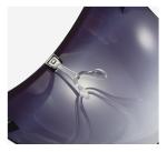 Mirrored Acrylic Protective Face Shield Colorful With Curved Temples