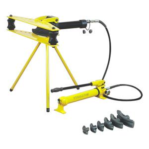 Jeteco Tools brand hydraulic hand pump operated hydraulic pipe bender FWG-3 for