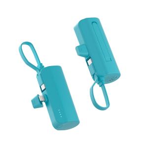 China 4500mAh Universal Tail Plug Power Bank With Charging Lithium Polymer Battery factory