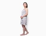 Classical Flowers Printing Ladies Satin Pyjamas Sun Top Short Dress Environment