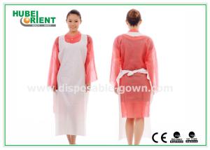 China CE MDR Certificated Plastic PE Disposable Aprons For Food Service/Medical Grade factory