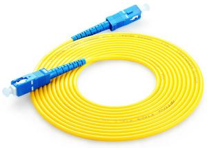 China Sc Sc APC UPC 9125 Fiber Optic Jumper Single-Mode Fiber Optic Cable Communication Cable factory