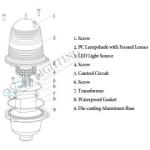 32.5cd Flashing Low intensity FAA L810 Aircraft Warning Lights