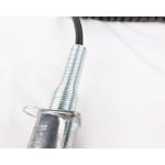 Durable Coiled Trailer Cable With Metal Plug And Metal Cable Holder ISO/TS1185