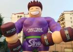 Outdoor 16' high giant anytime fitness inflatable muscle man for fitness clubs
