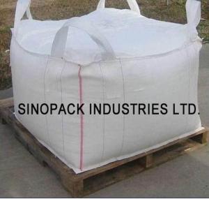 China Four Loops 1000KGS Big Bag FIBC , Soil Mineral Construction One Ton Bulk Bags factory