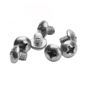 China 8-32 10-32 M2 M3 M4 M6 28mm 3.9x8 10x2 M4x60 Phillips Head Machine Screw SS Stainless Steel #8 Pan Head Screw factory