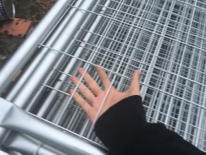 China Economic Temporary Fencing for Sale 2100mm x 2400mm panels at a lowest price 3.00mm wire and mesh 60mm x 150mm factory