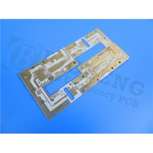 Double Sided RT Duroid 6035HTC 10mil RF PCB With Black Silkscreen