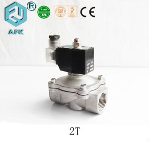 China 1Inch Air Control Solenoid Valve With BSP Connector Stainless Steel DC 24V factory