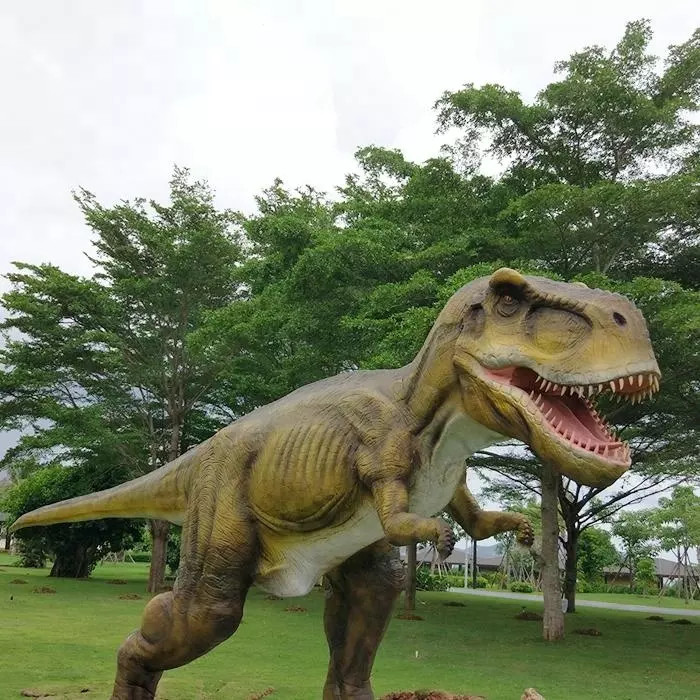 Theme Park Realistic Animatronic Dinosaur Carnotaurus With Movement And Sound Customization