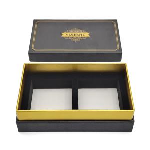 China Custom Gold Stamping Soap Box Lid And Base Paper Box Lotion Perfume Skin Care Box Packaging With Logo factory