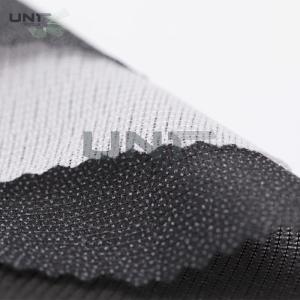 100% Polyester Mesh New Warp Knit Woven Fusible Interlining Fabric For Suit