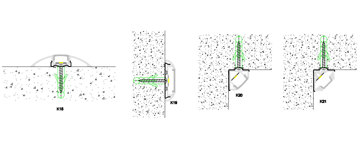 PMMA PC Surface Mount Aluminum Profile 6063 T5 Sandblasting For Led Strip