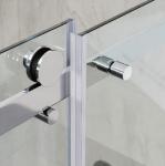 52 X 36 X 79 Inch 10mm Custom Glass Shower Enclosures 900 Quadrant Shower