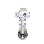 High Temperature Flange Connection WCB Short Type Electric Ball Valve