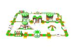 0.9mm Inflatable Aqua Park Floating Slide Sport Platform
