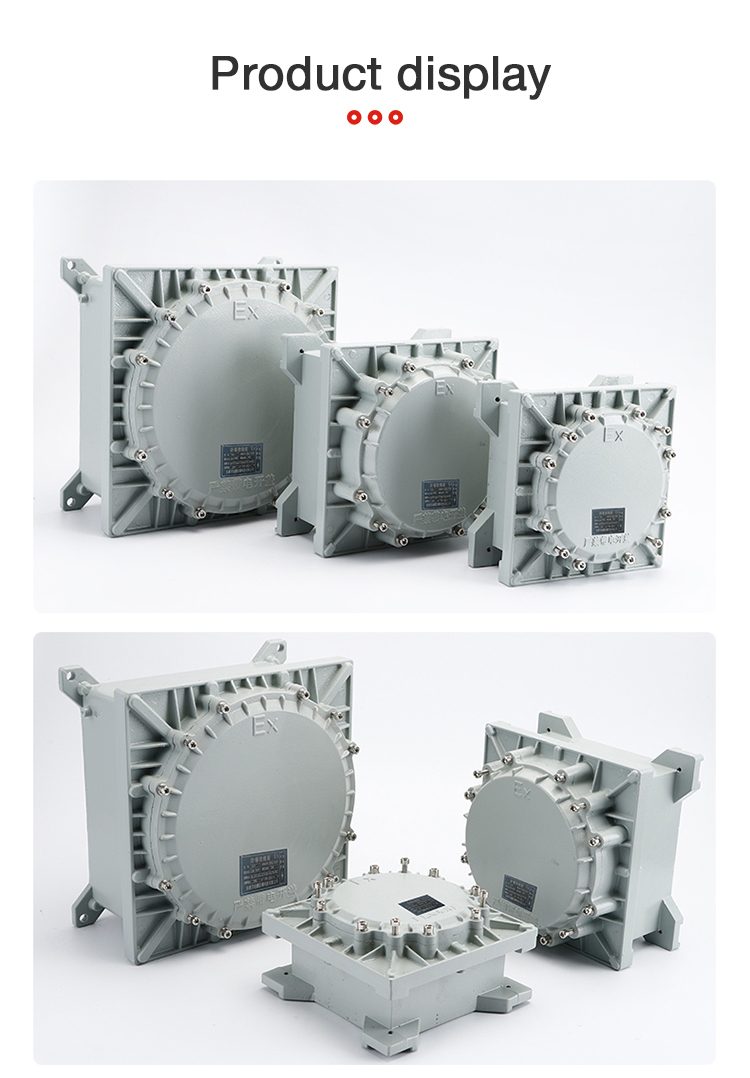 400*400*200 Customizable ATEX Explosion Proof Junction Box Aluminum Explosion Proof Enclosure