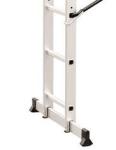 2x6 Extension Aluminum Scaffold Tower With One Plank Non Marring Feet