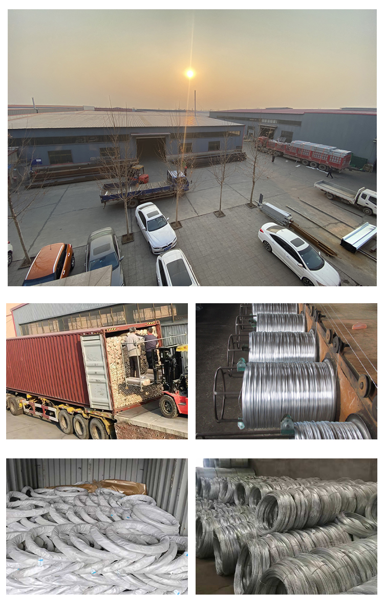 Customized Galvanized Wire 2.5mm for Building Construction Areas Galvanized Iron Wire