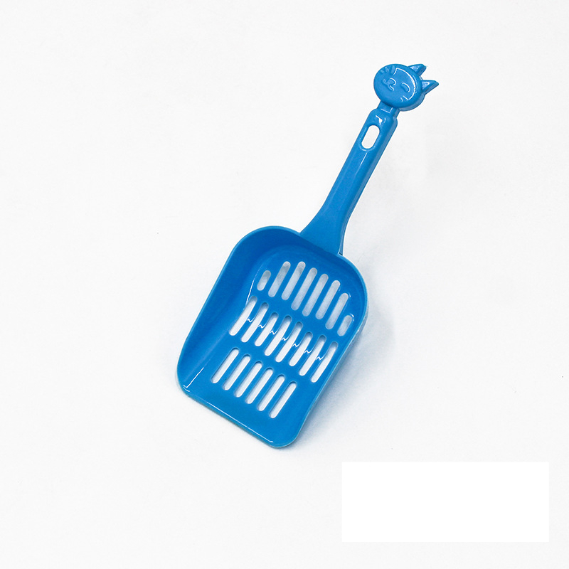 Anti Splinter Hygienic Touch Free Pet Cleaning Scoop Fine Hole Mesh Built In Hook