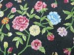 Jute Cloth An-ti Slip Backing Handtufted Wool Flower Carpet & Rug Circle Rug